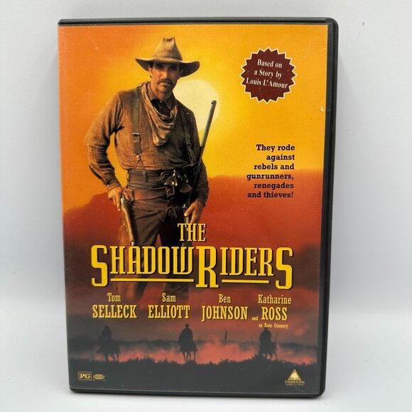 The Shadow Riders DVD 2001 Tom Selleck Sam Elliott Western Louis Lamour PG - Picture 1 of 3